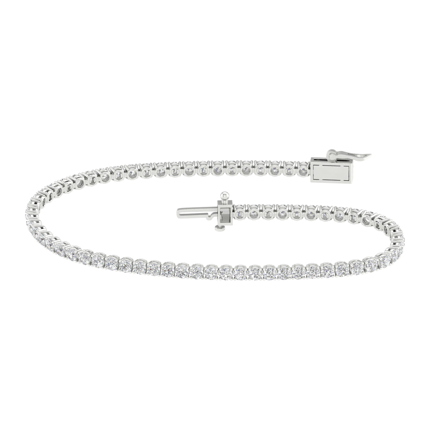 Lab Diamond Tennis Bracelet 4 ctw