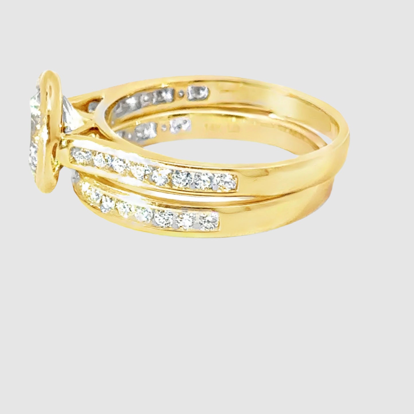 2.50ct Portuguese Cut Round Certified Lab Diamond Ring