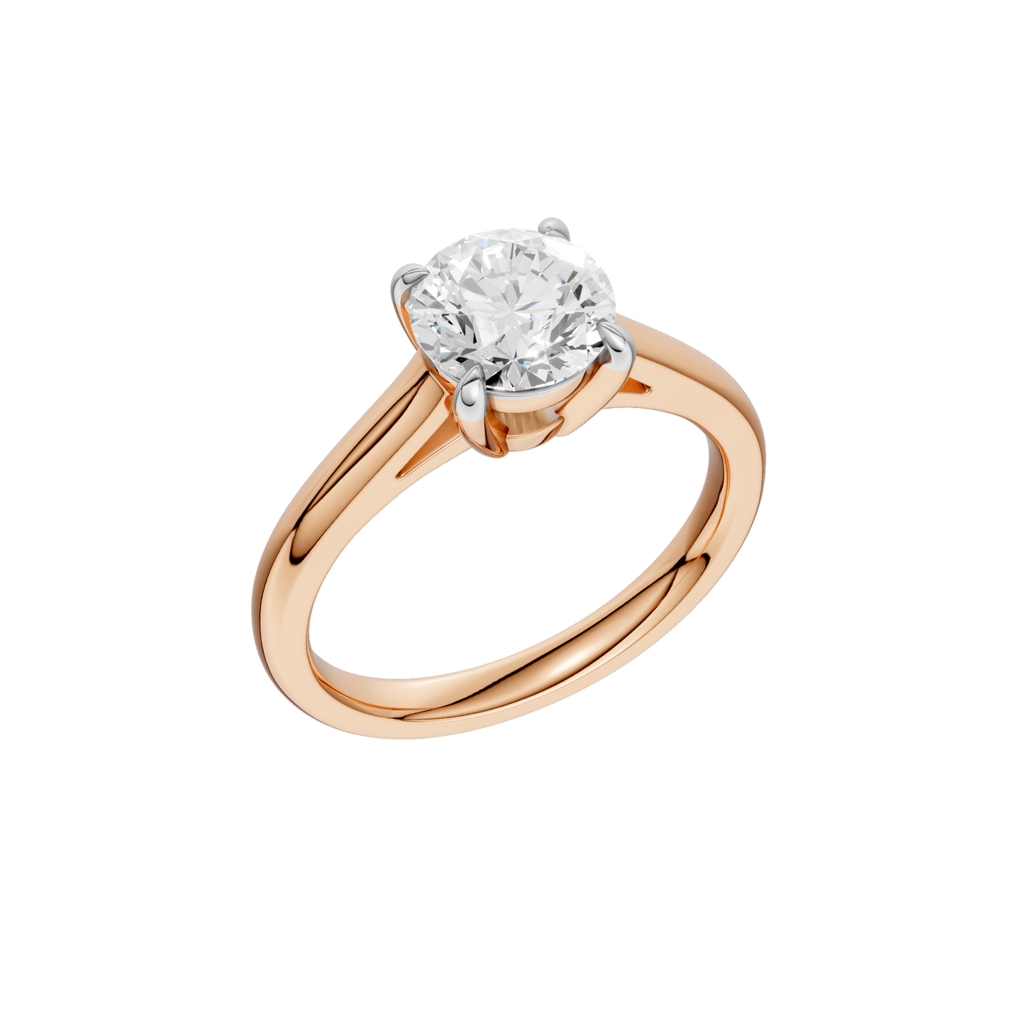 1.50ct Round Certified Solitaire Lab Diamond Ring
