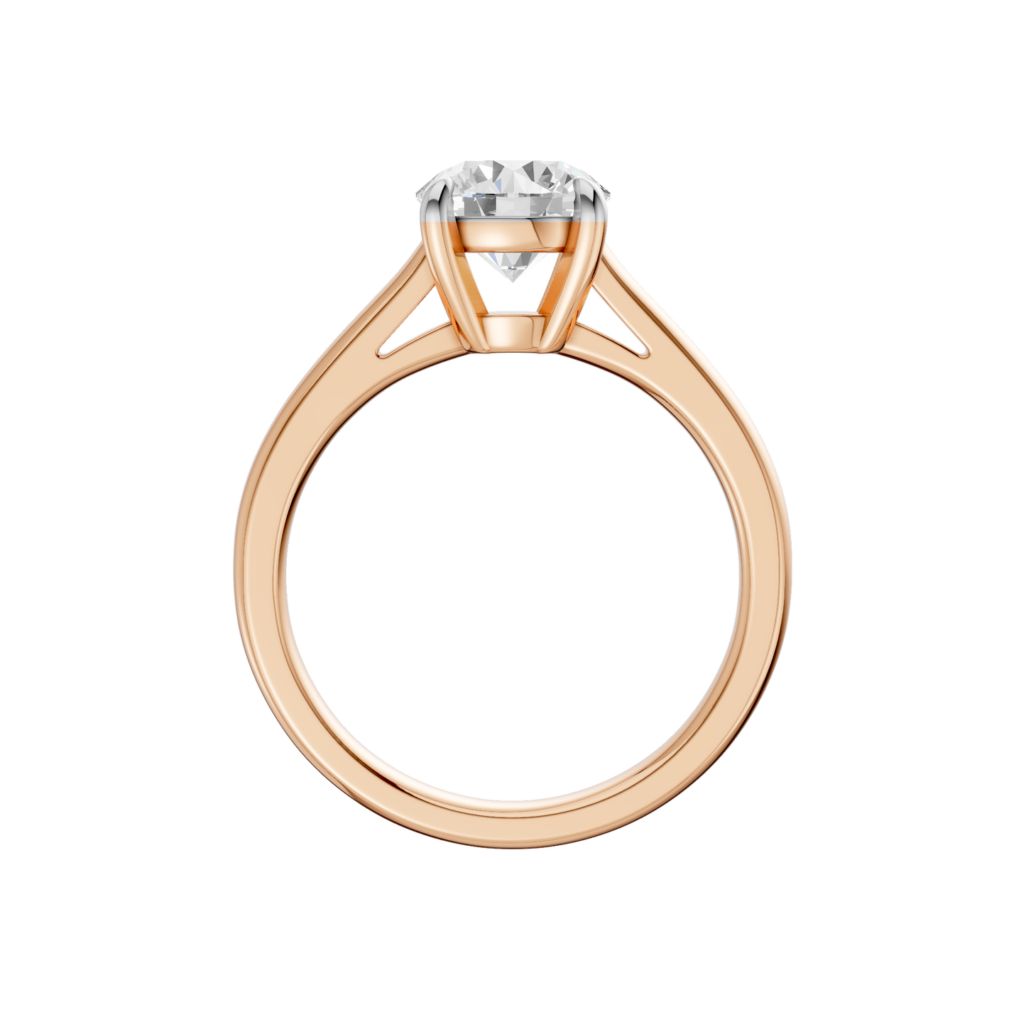1.50ct Round Certified Solitaire Lab Diamond Ring