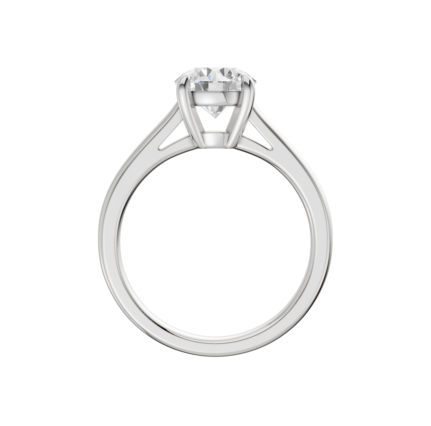 1.50ct Round Certified Solitaire Lab Diamond Ring