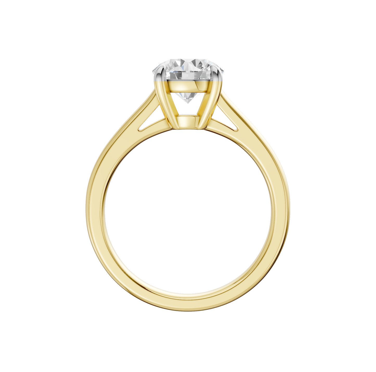1.50ct Round Certified Solitaire Lab Diamond Ring