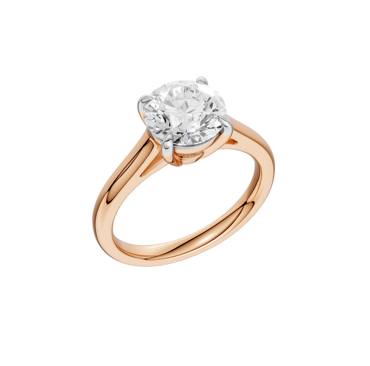 2.00ct Round Certified Solitaire Lab Diamond Ring