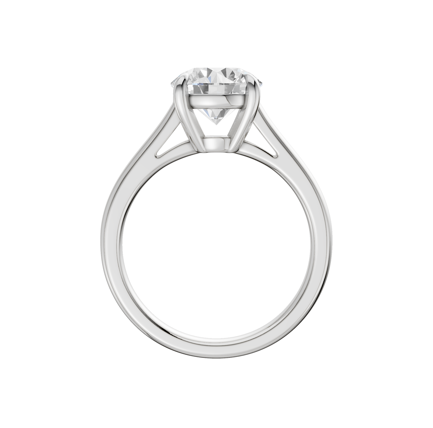 2.00ct Round Certified Solitaire Lab Diamond Ring