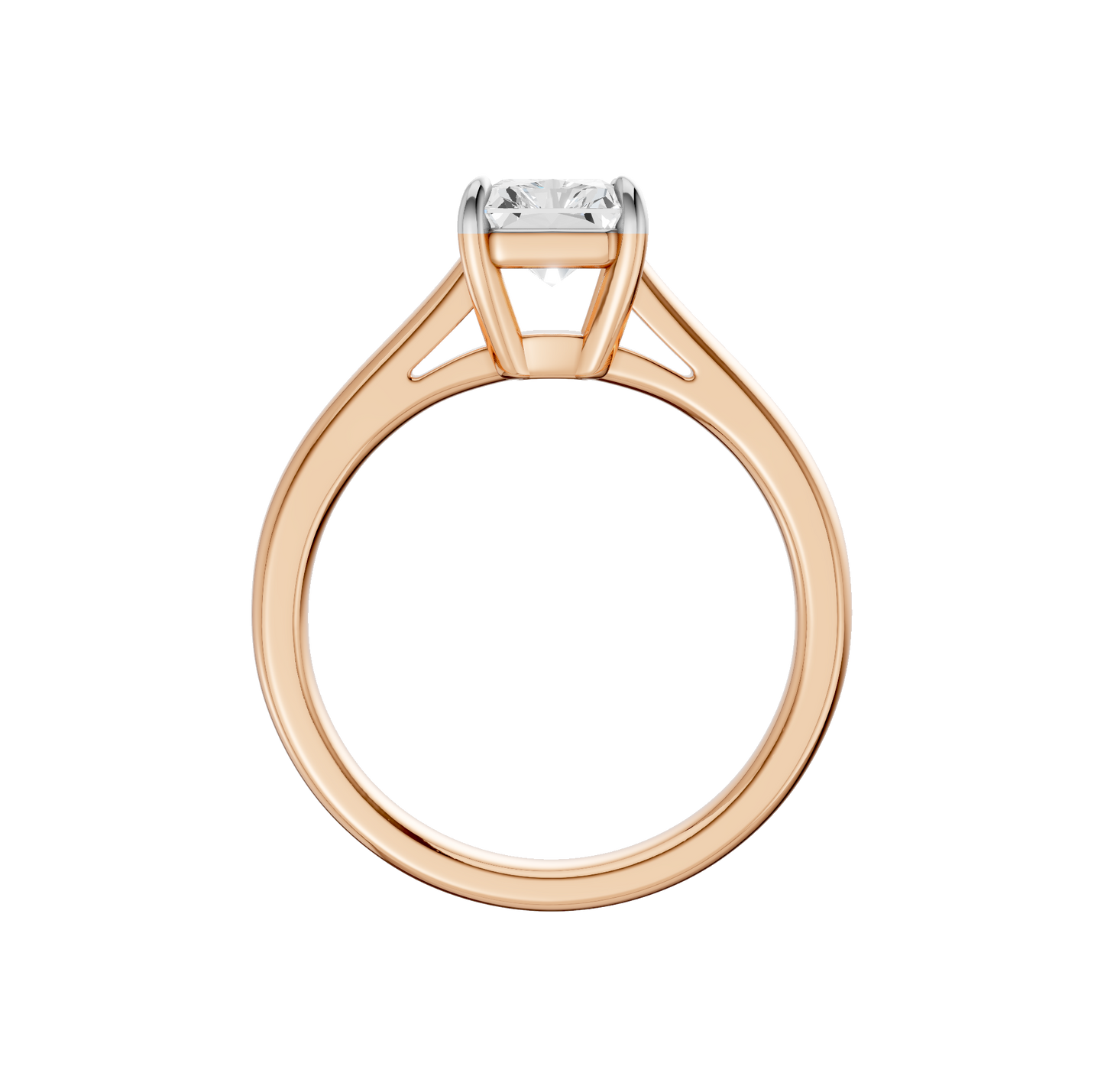 2.00ct Radiant Certified Solitaire Lab Diamond Ring