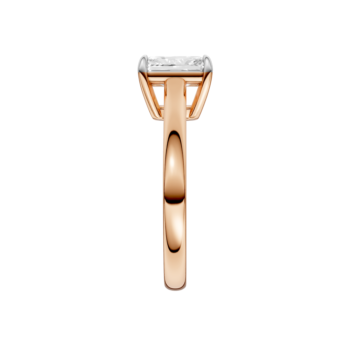 2.00ct Radiant Certified Solitaire Lab Diamond Ring