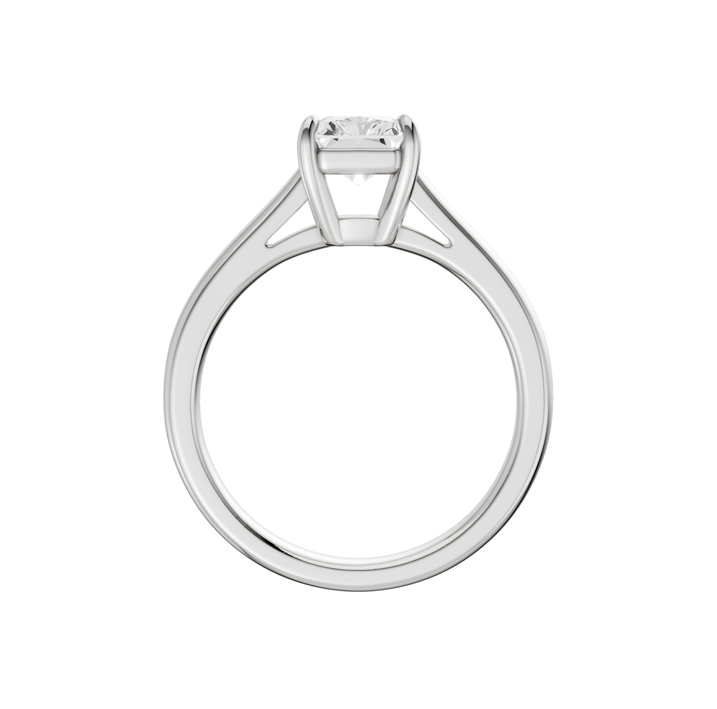 2.00ct Radiant Certified Solitaire Lab Diamond Ring