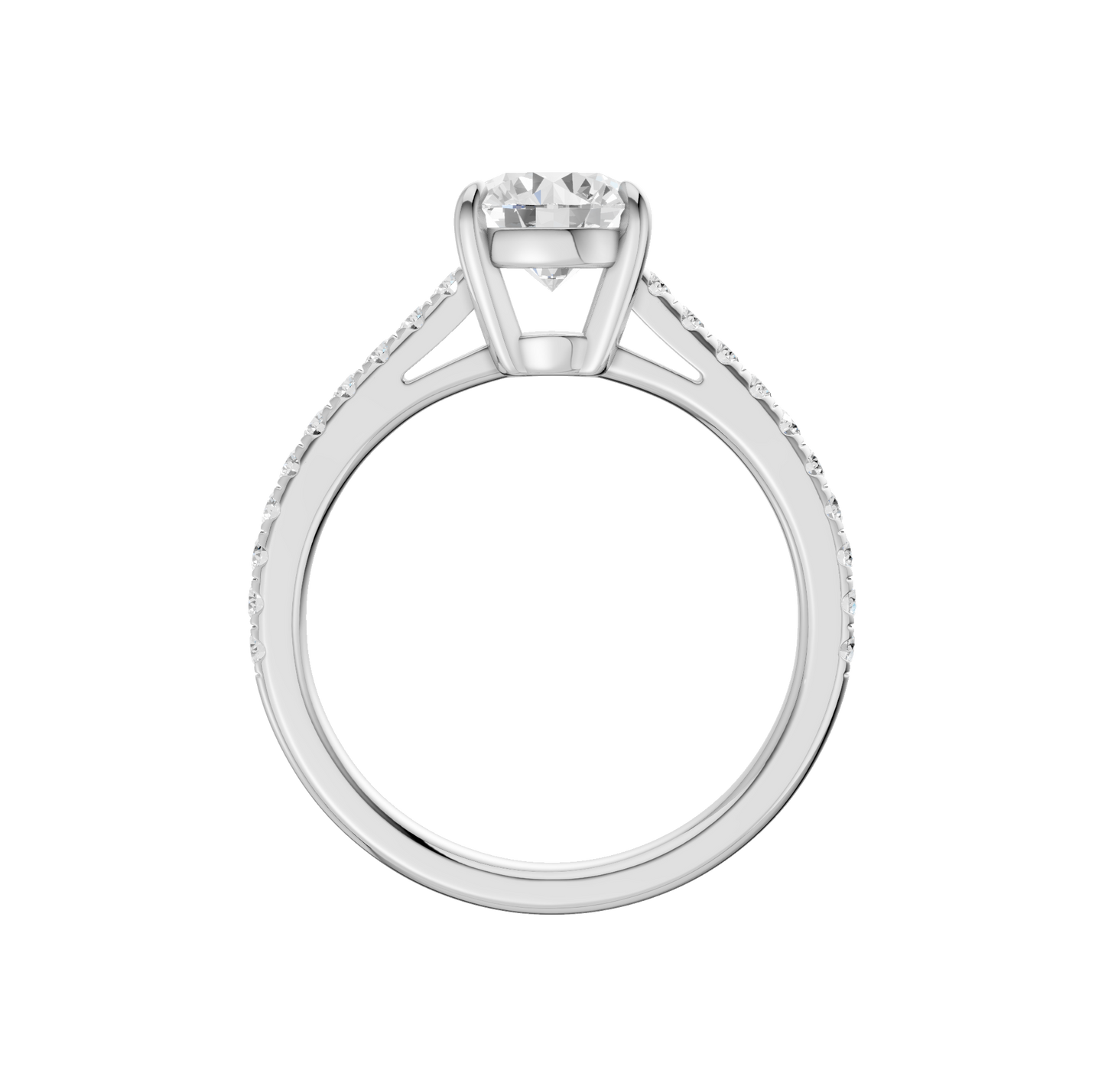1.25ct Round Certified Solitaire Lab Diamond Ring