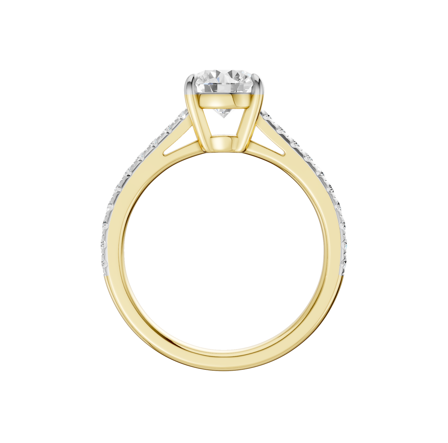 1.25ct Round Certified Solitaire Lab Diamond Ring