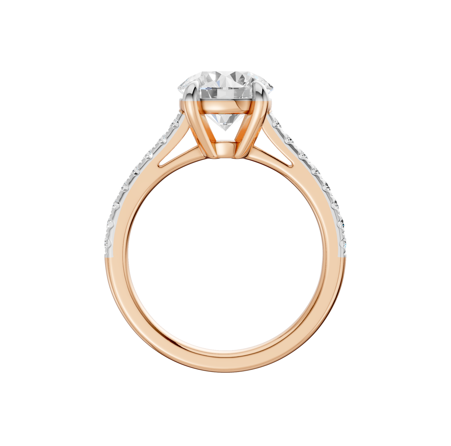 2.25ct Round Certified Solitaire Lab Diamond Ring