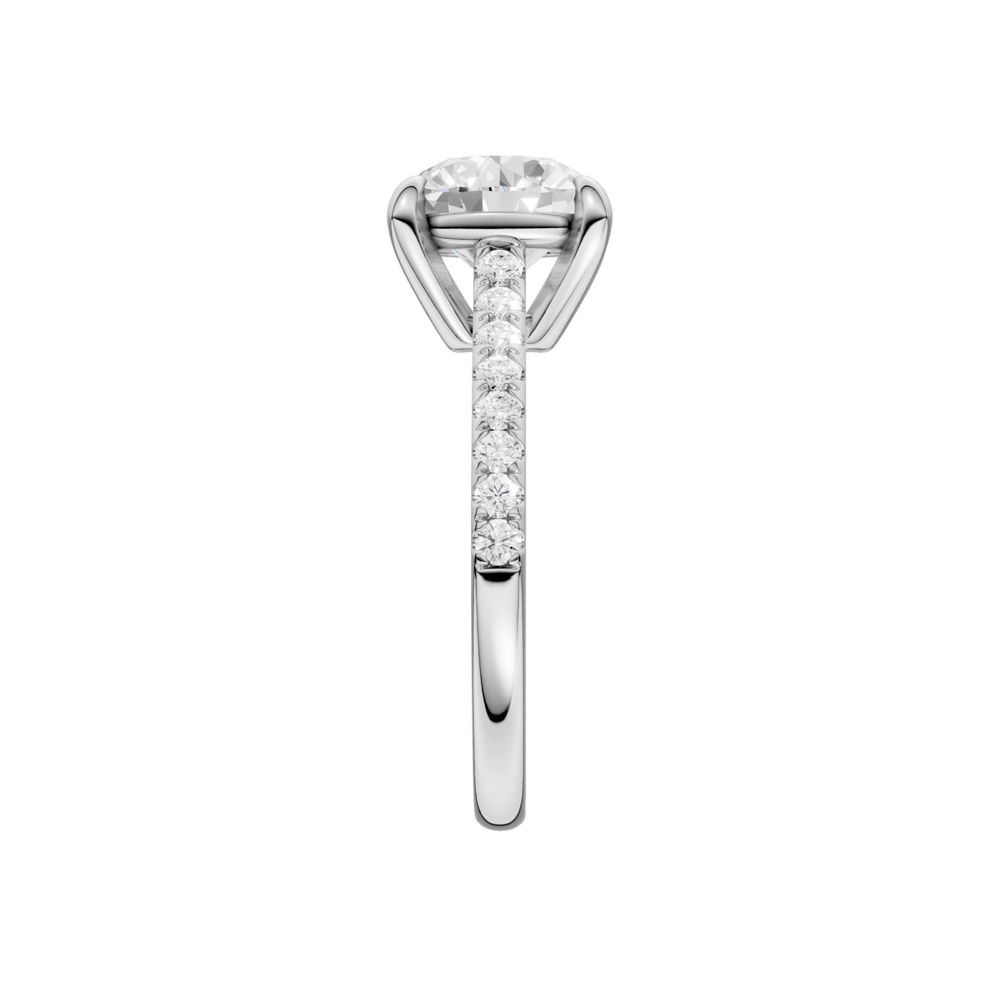 2.25ct Round Certified Solitaire Lab Diamond Ring