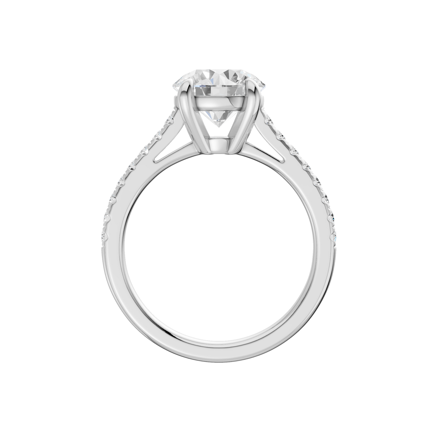 2.25ct Round Certified Solitaire Lab Diamond Ring