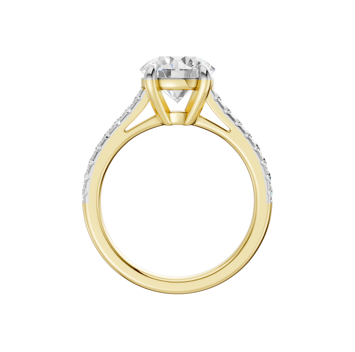 2.25ct Round Certified Solitaire Lab Diamond Ring
