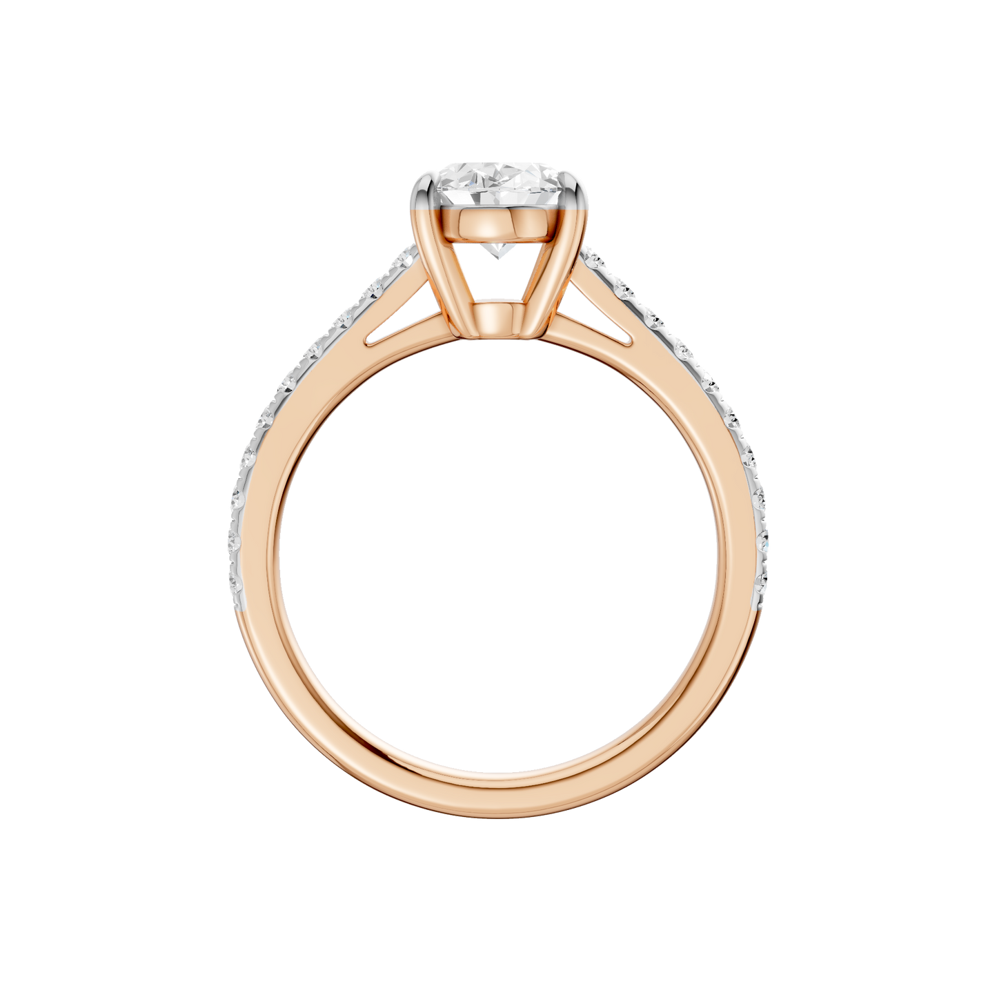 1.25ct Oval Certified Solitaire Lab Diamond Ring