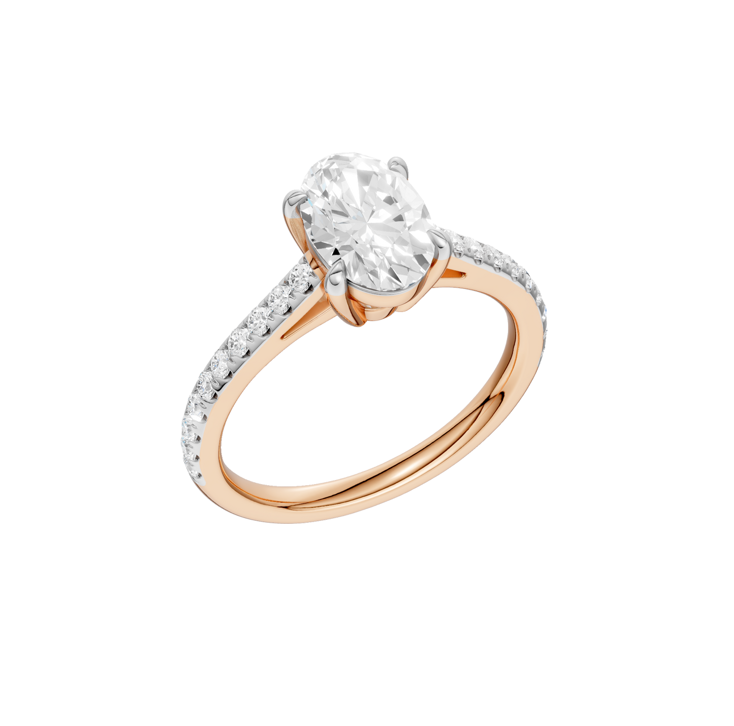 1.25ct Oval Certified Solitaire Lab Diamond Ring