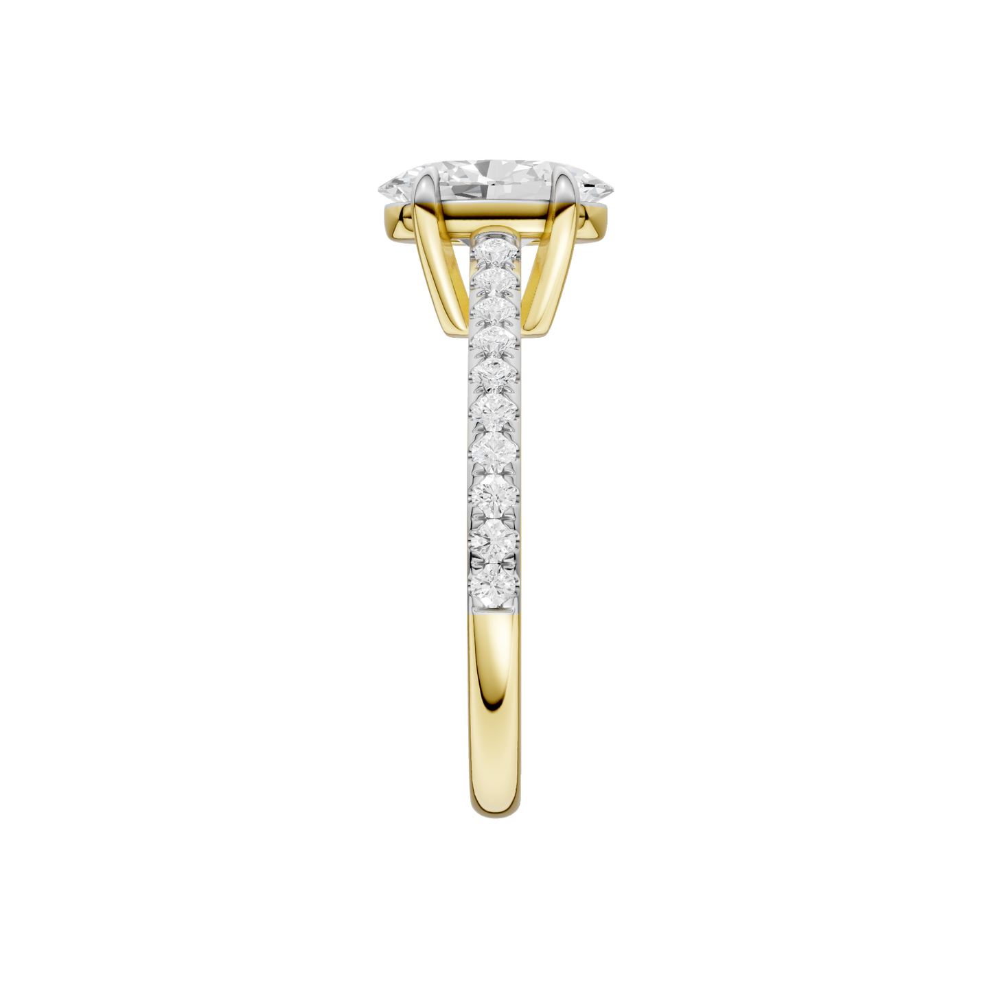 1.25ct Oval Certified Solitaire Lab Diamond Ring