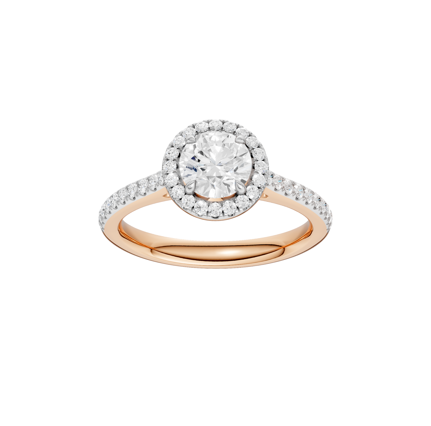 1.25ct Round Certified Lab Diamond Ring