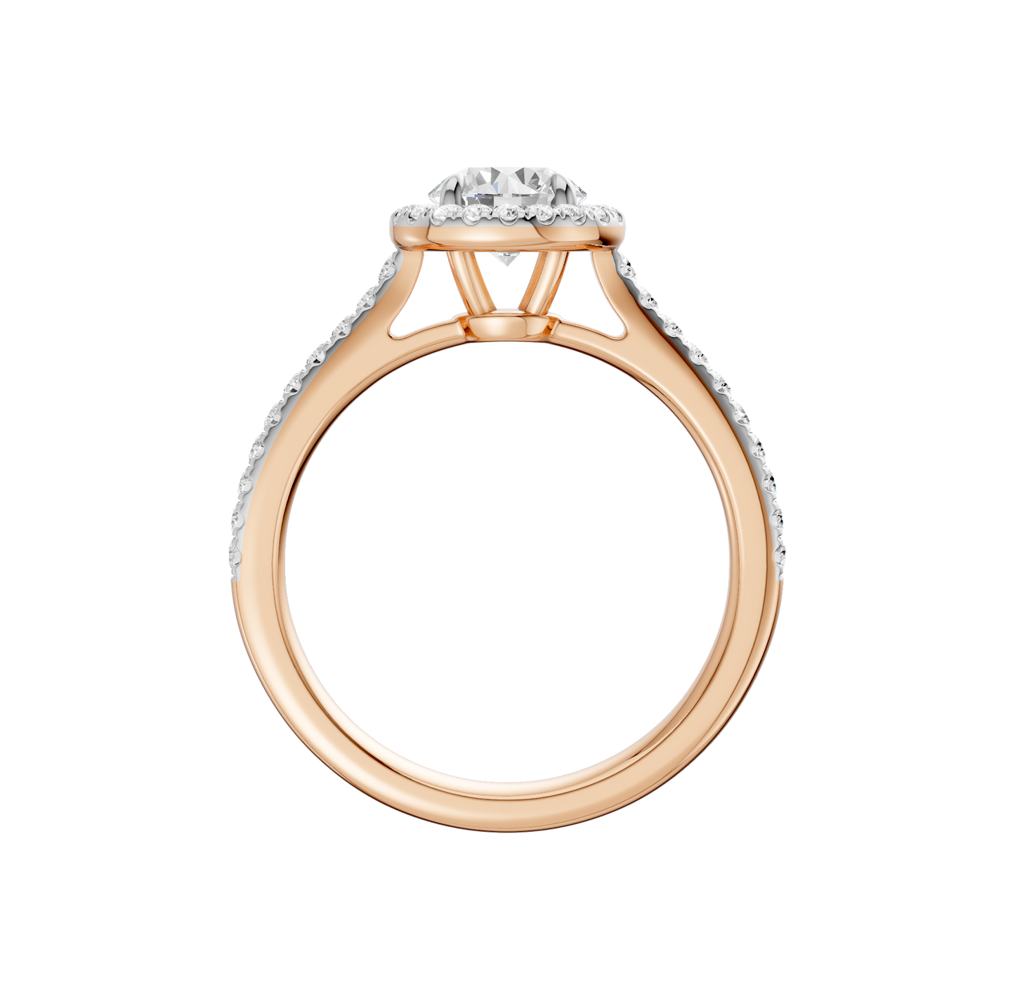 1.25ct Round Certified Lab Diamond Ring