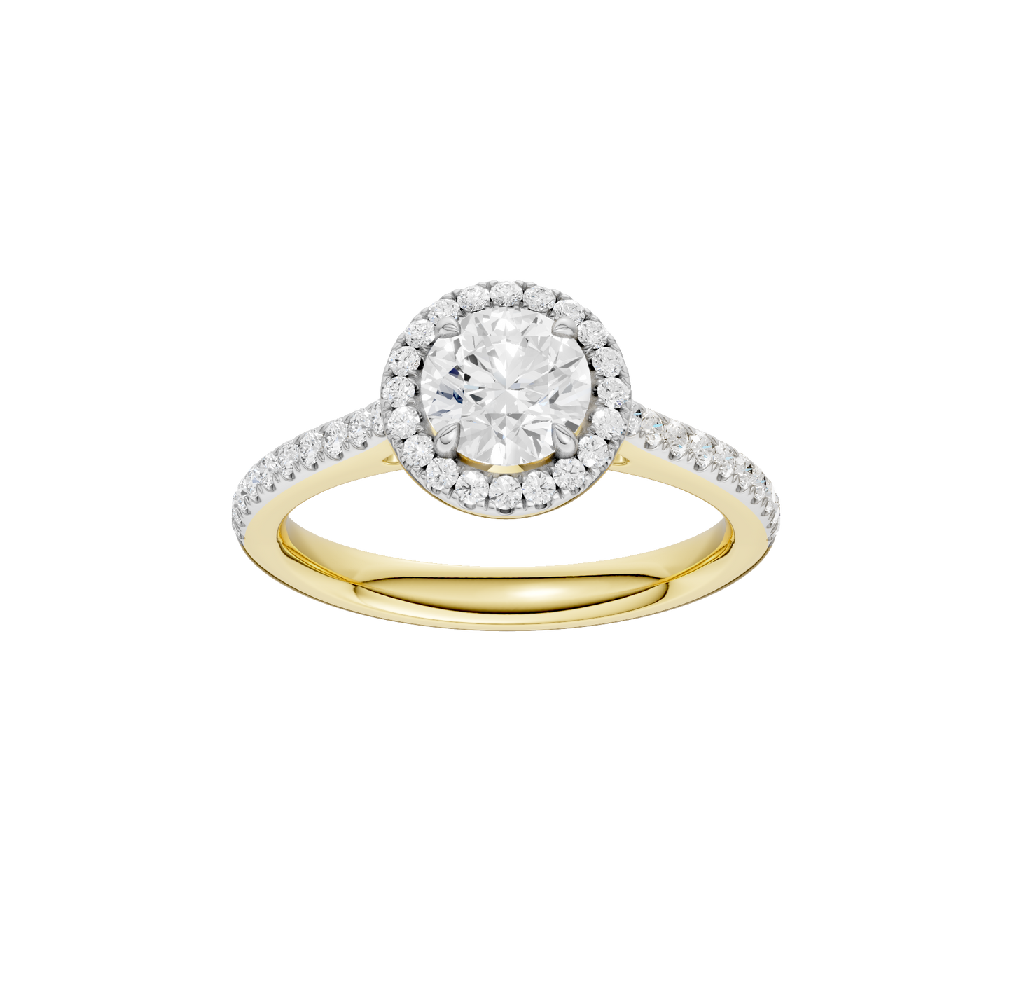 1.25ct Round Certified Lab Diamond Ring