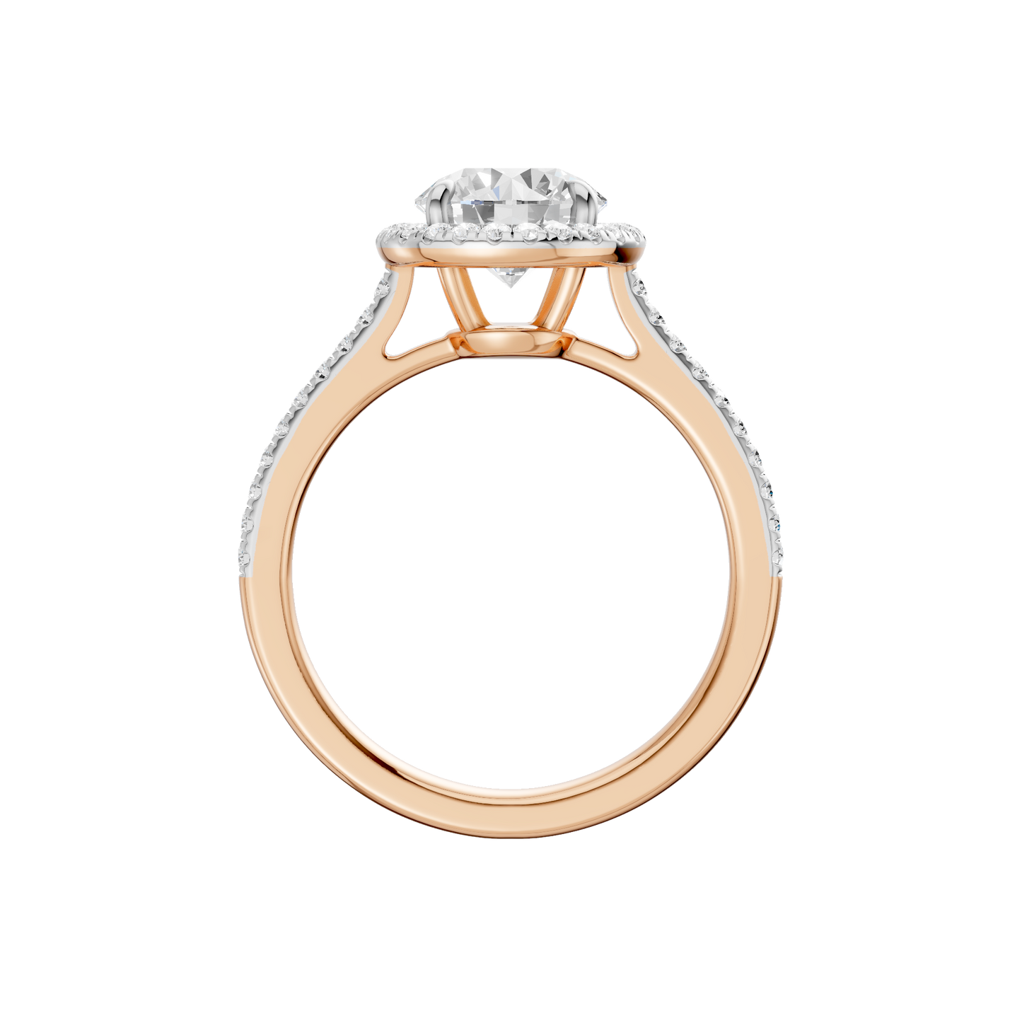 2.25ct Round Certified Lab Diamond Ring