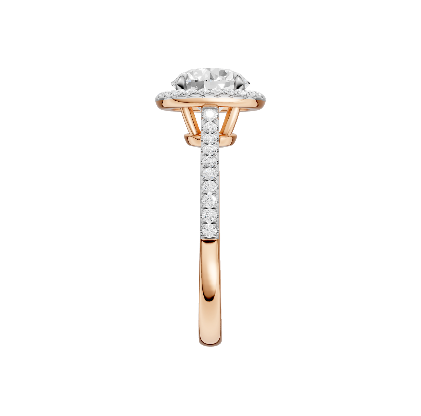 2.25ct Round Certified Lab Diamond Ring