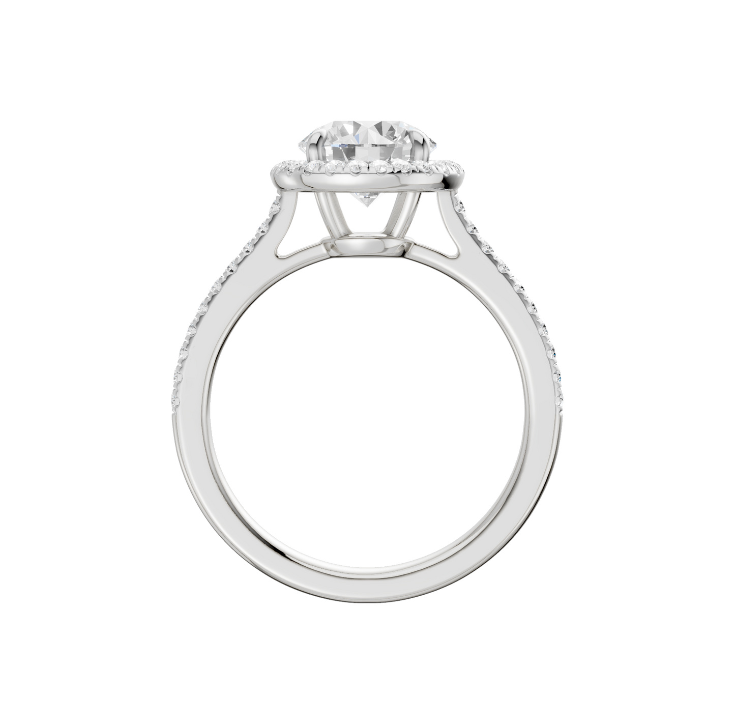 2.25ct Round Certified Lab Diamond Ring