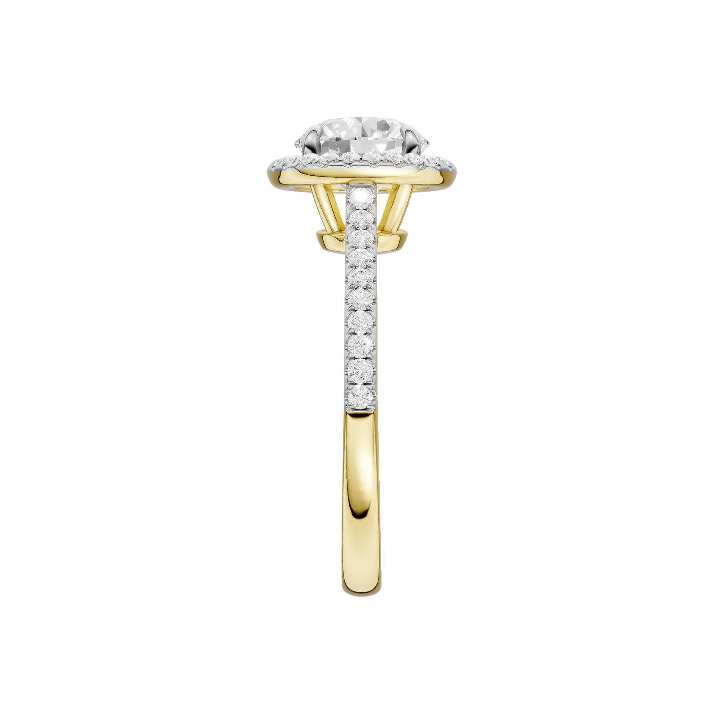 2.25ct Round Certified Lab Diamond Ring