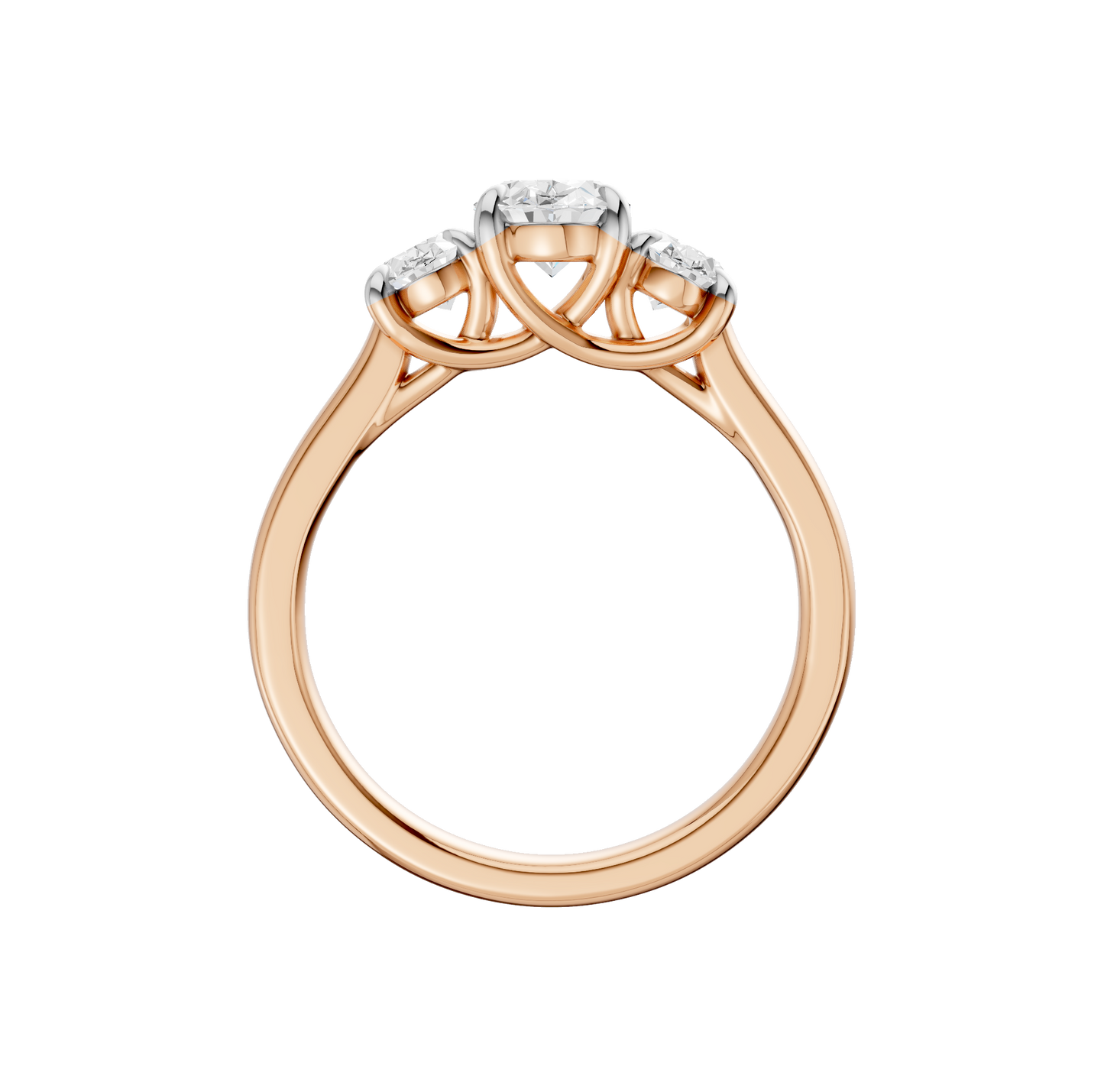 2.00ct Oval Certified Lab Diamond Ring