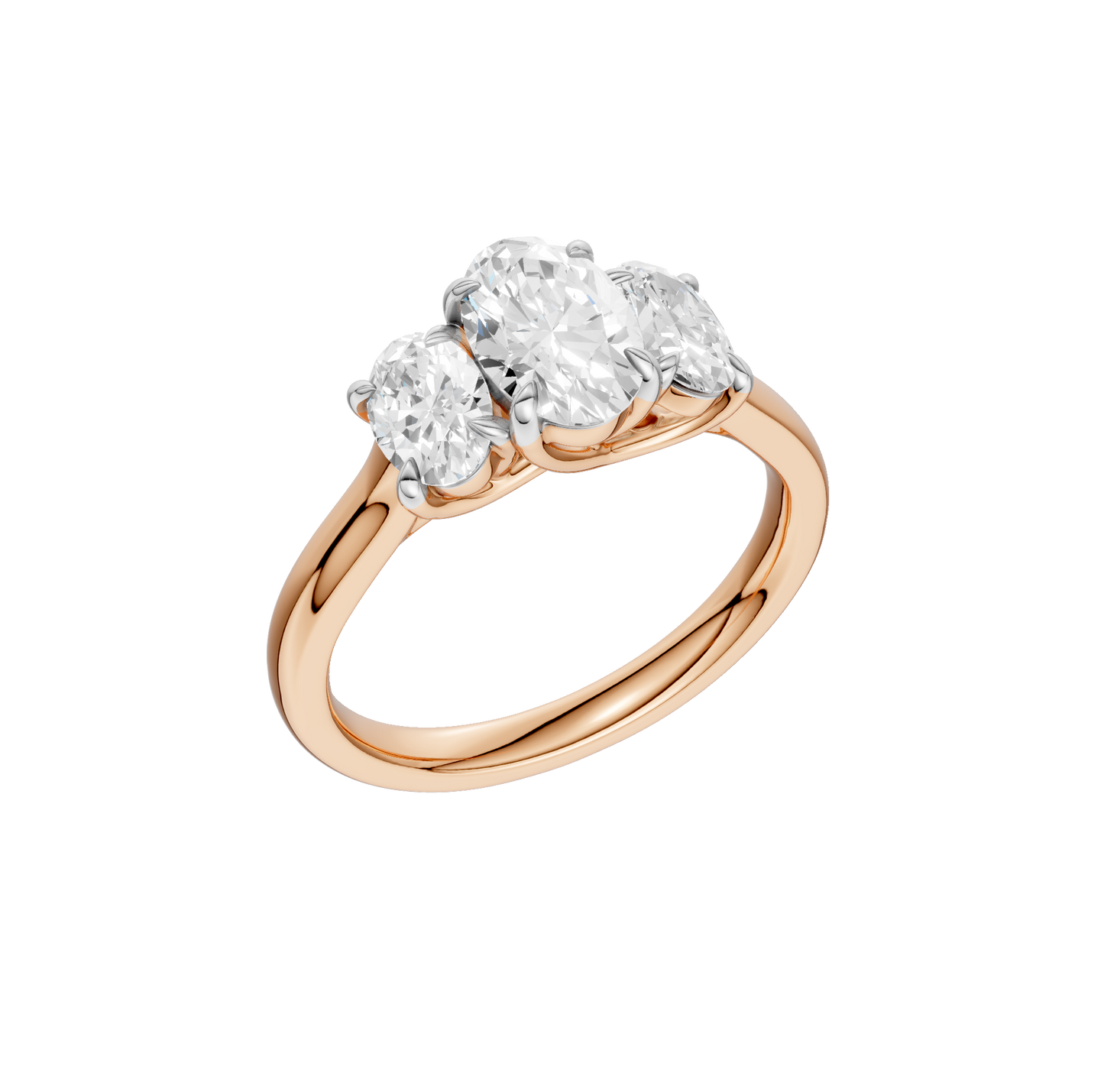 2.00ct Oval Certified Lab Diamond Ring