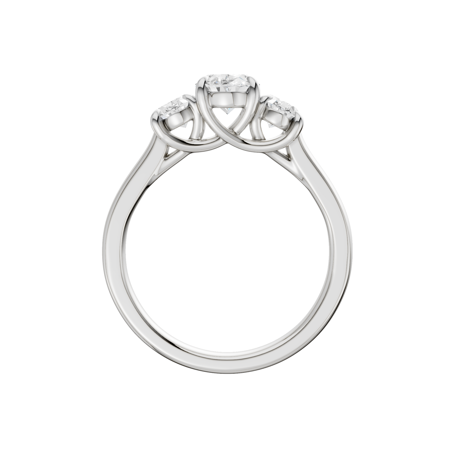 2.00ct Oval Certified Lab Diamond Ring