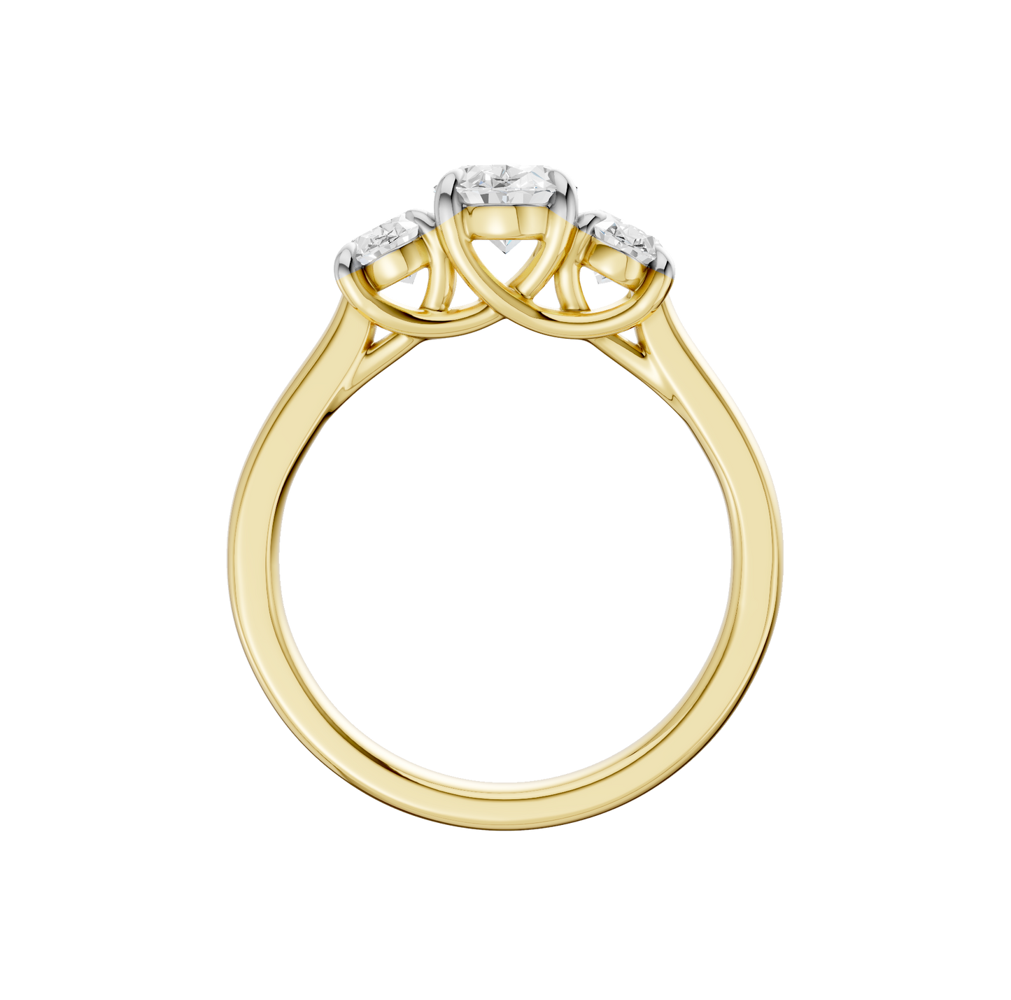 2.00ct Oval Certified Lab Diamond Ring