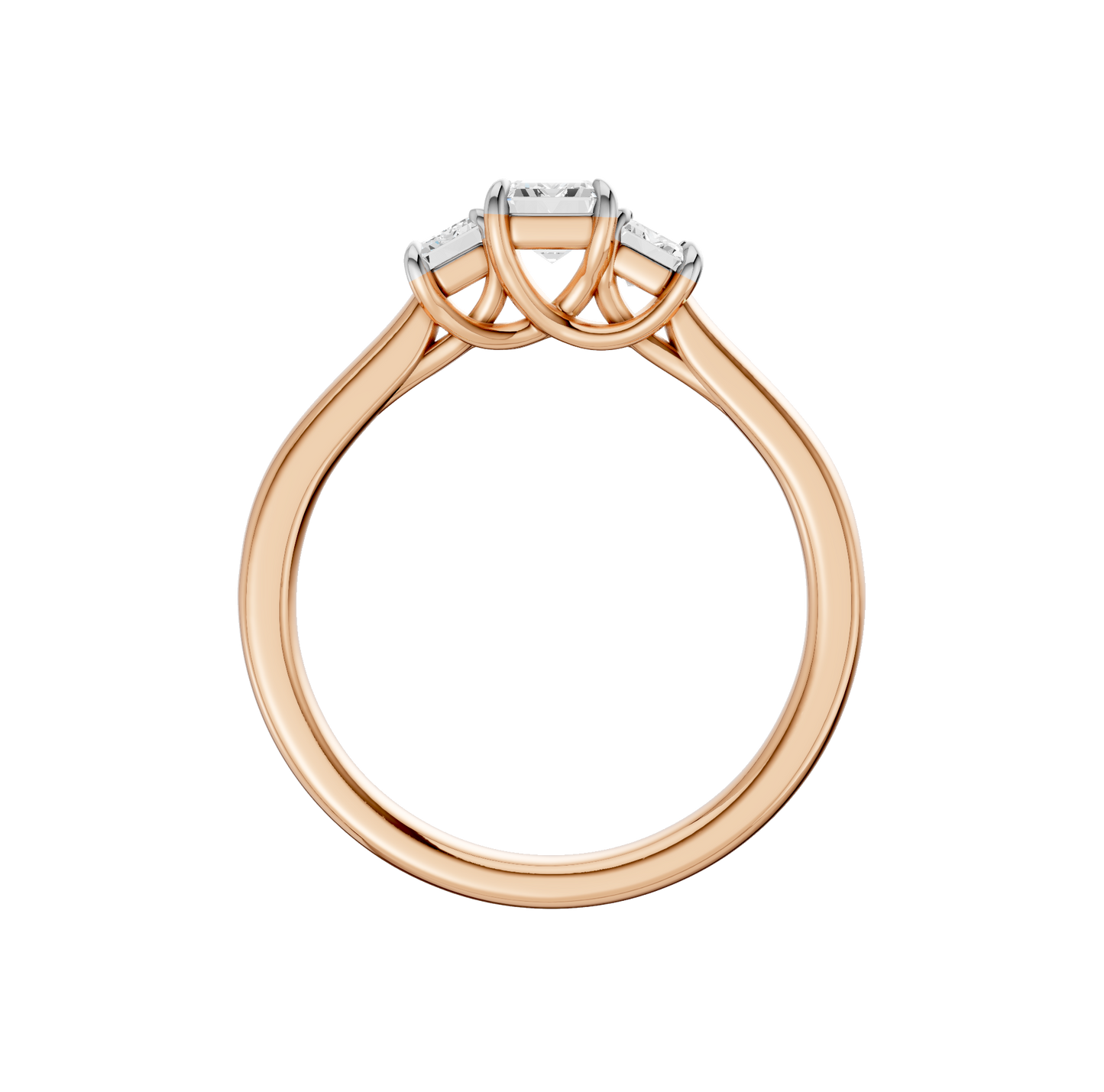 1.00ct Emerald Certified Solitaire Lab Diamond Ring