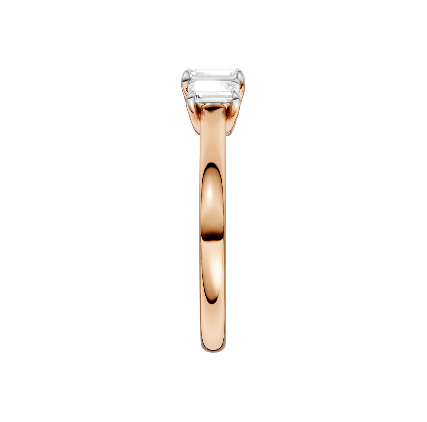1.00ct Emerald Certified Solitaire Lab Diamond Ring