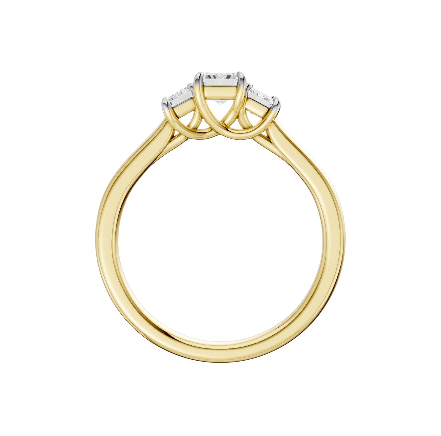 1.00ct Emerald Certified Solitaire Lab Diamond Ring