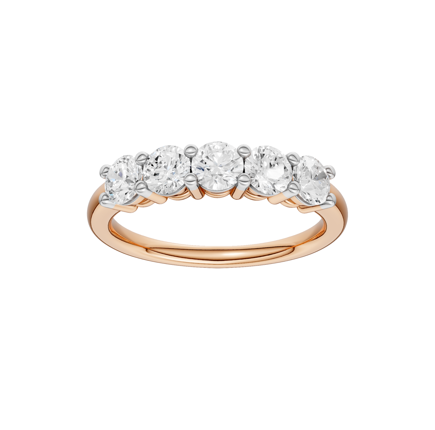 1.00ct Round Certified Lab Diamond Ring