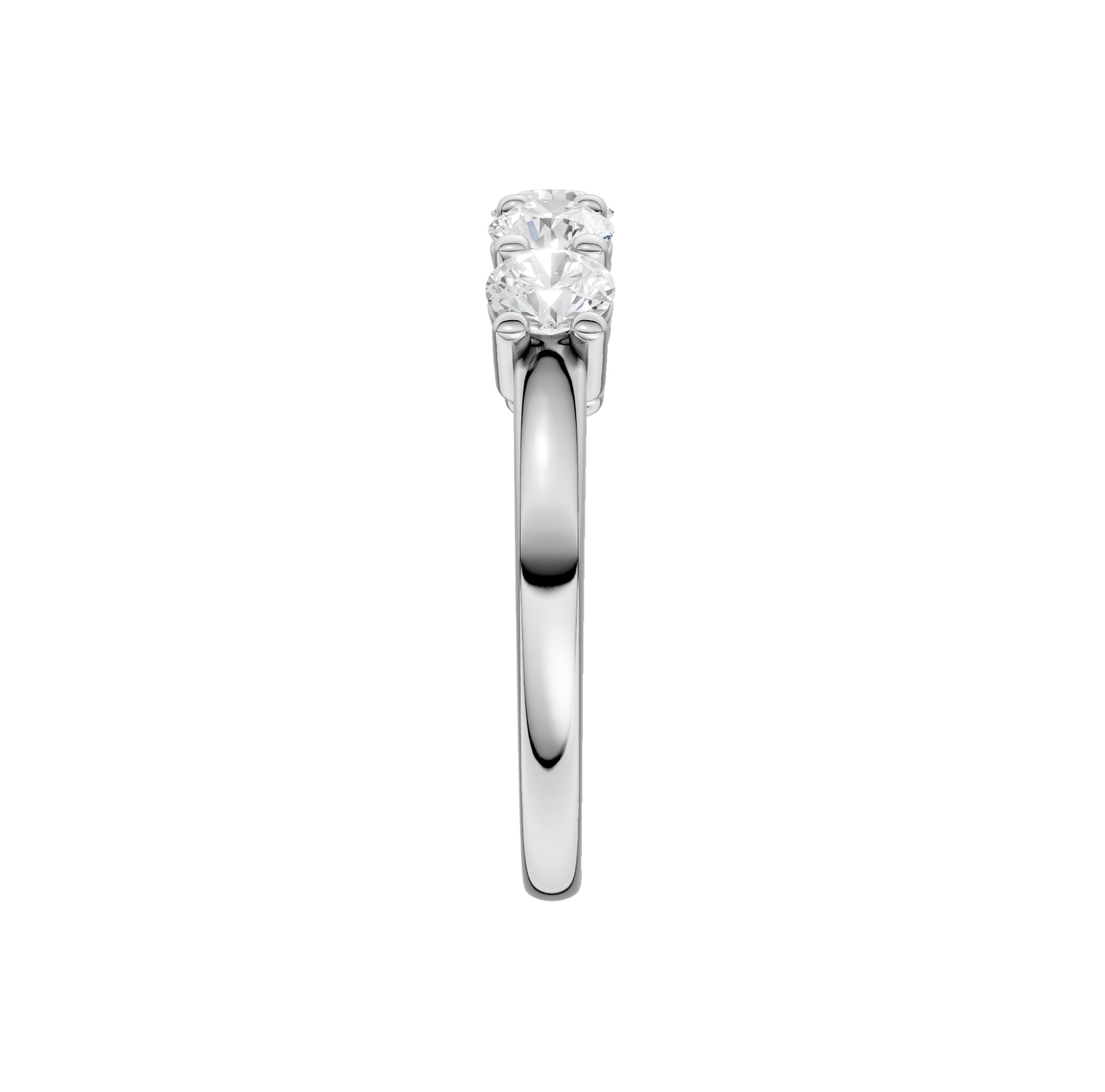 1.00ct Round Certified Lab Diamond Ring