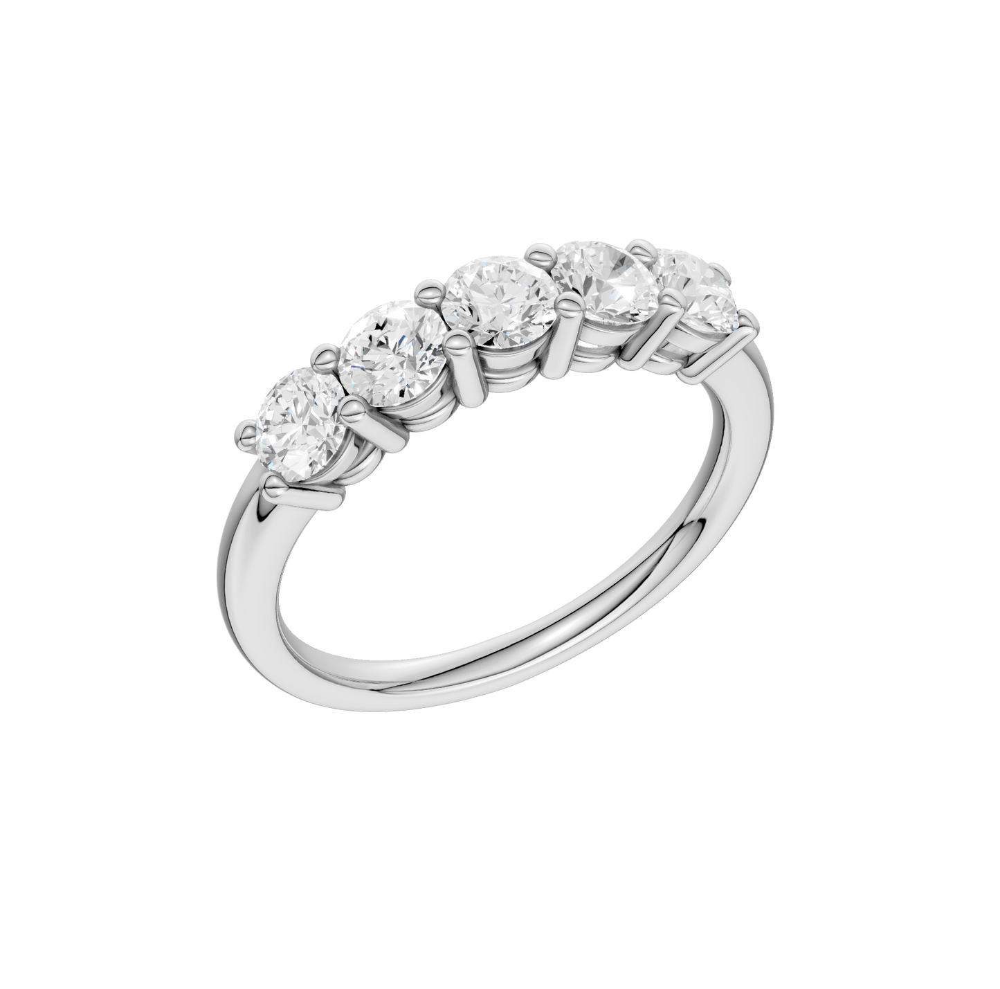 1.00ct Round Certified Lab Diamond Ring