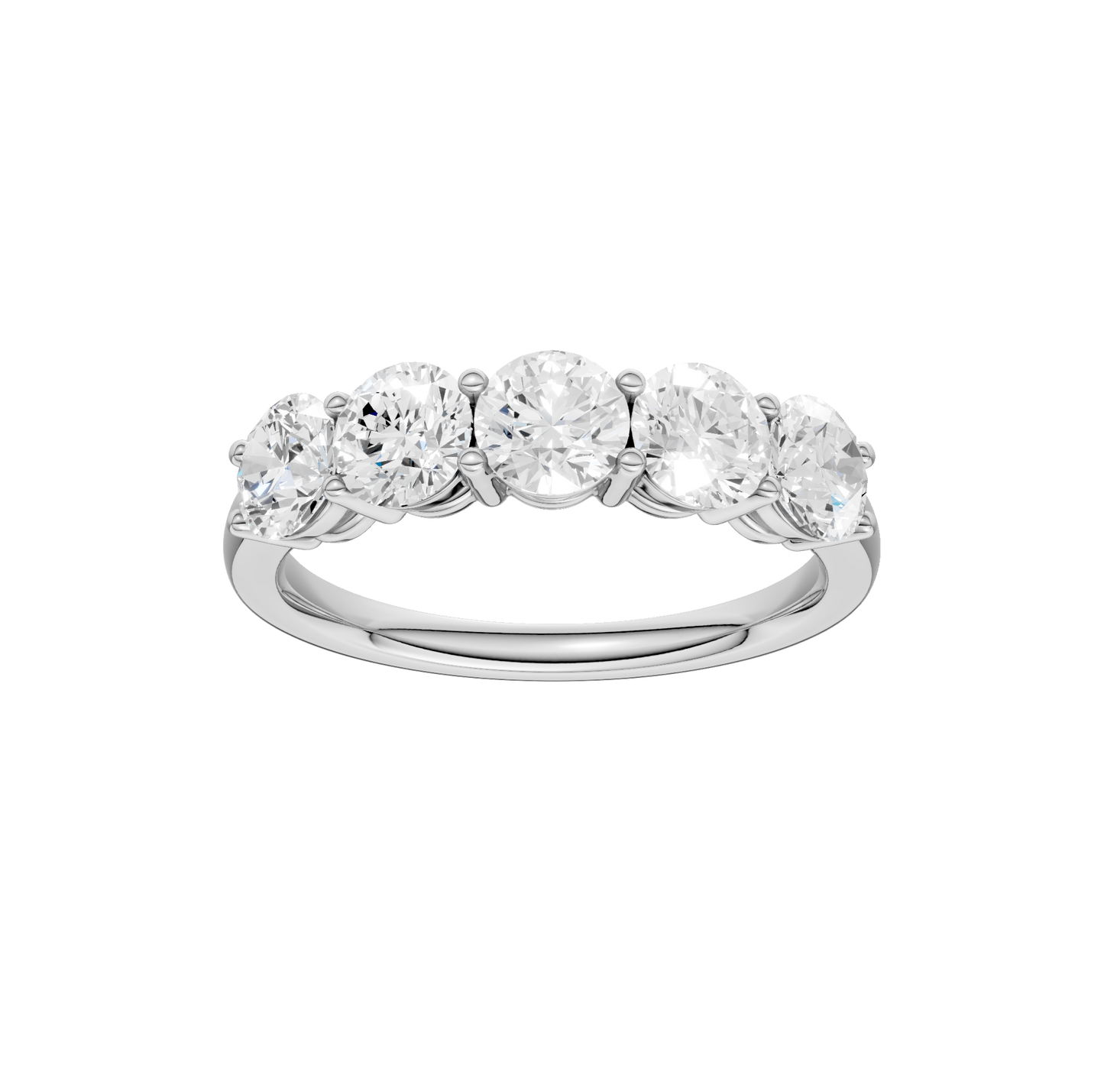 1.50ct Round Certified Lab Diamond Ring