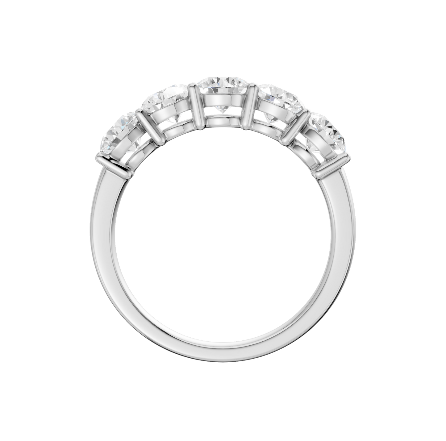 1.50ct Round Certified Lab Diamond Ring