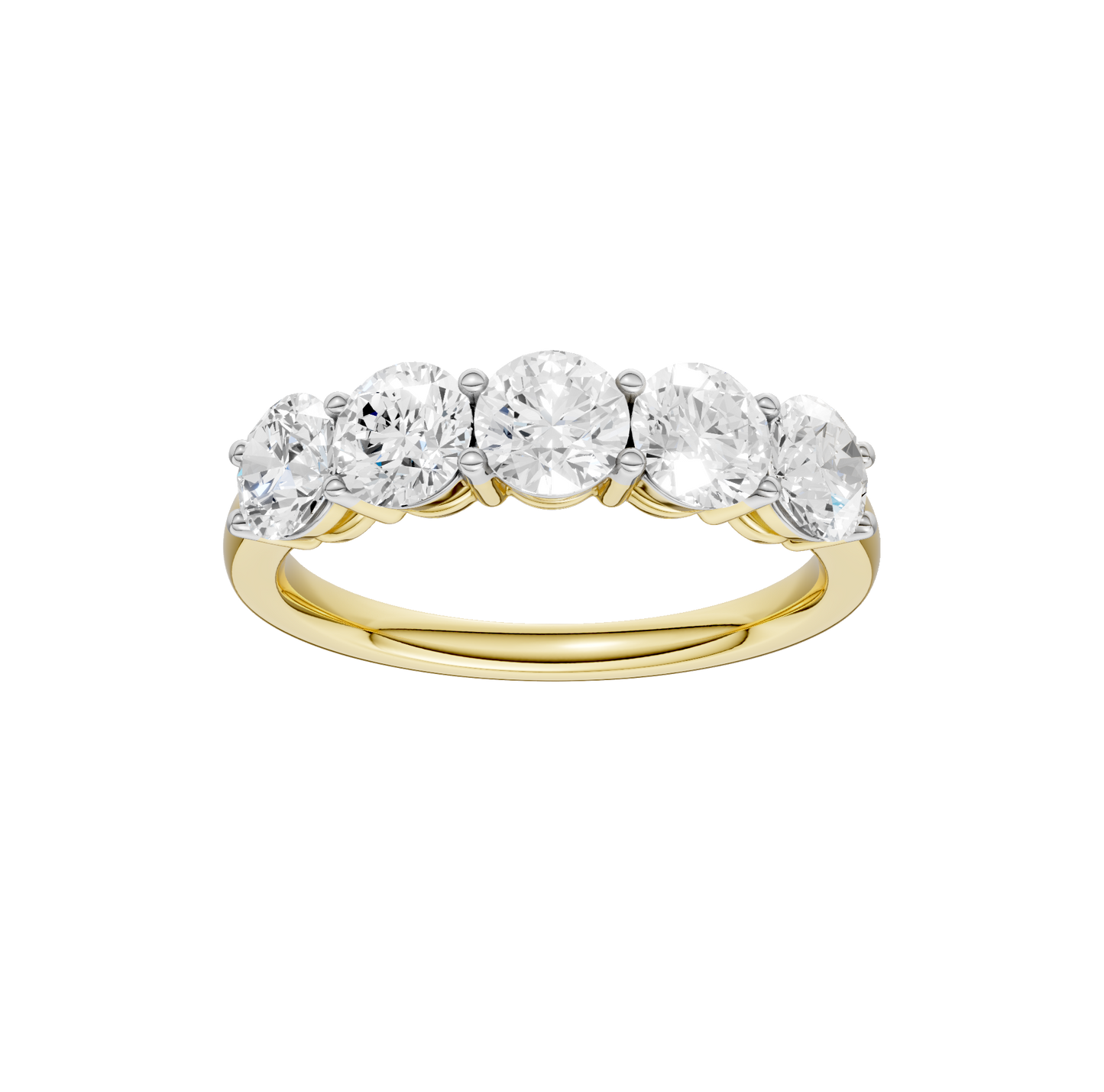 1.50ct Round Certified Lab Diamond Ring