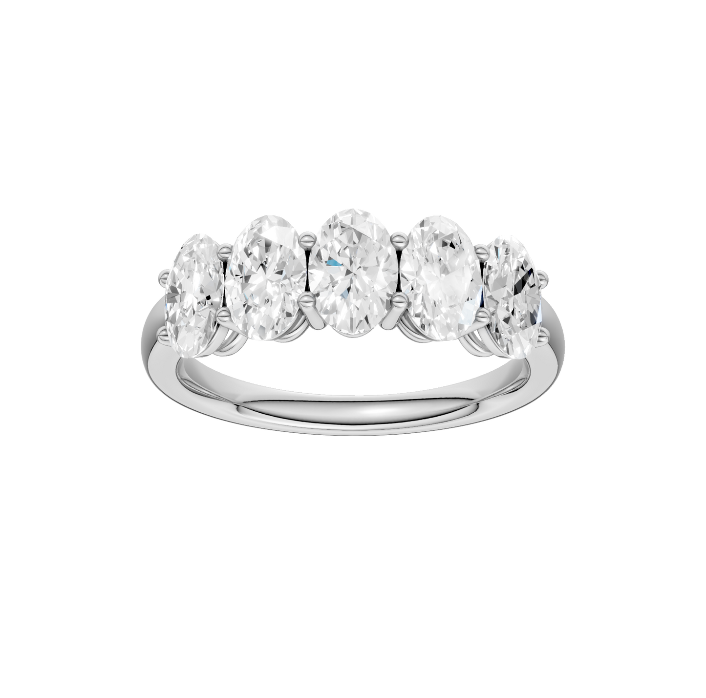 2.00ct Oval Certified Lab Diamond Ring