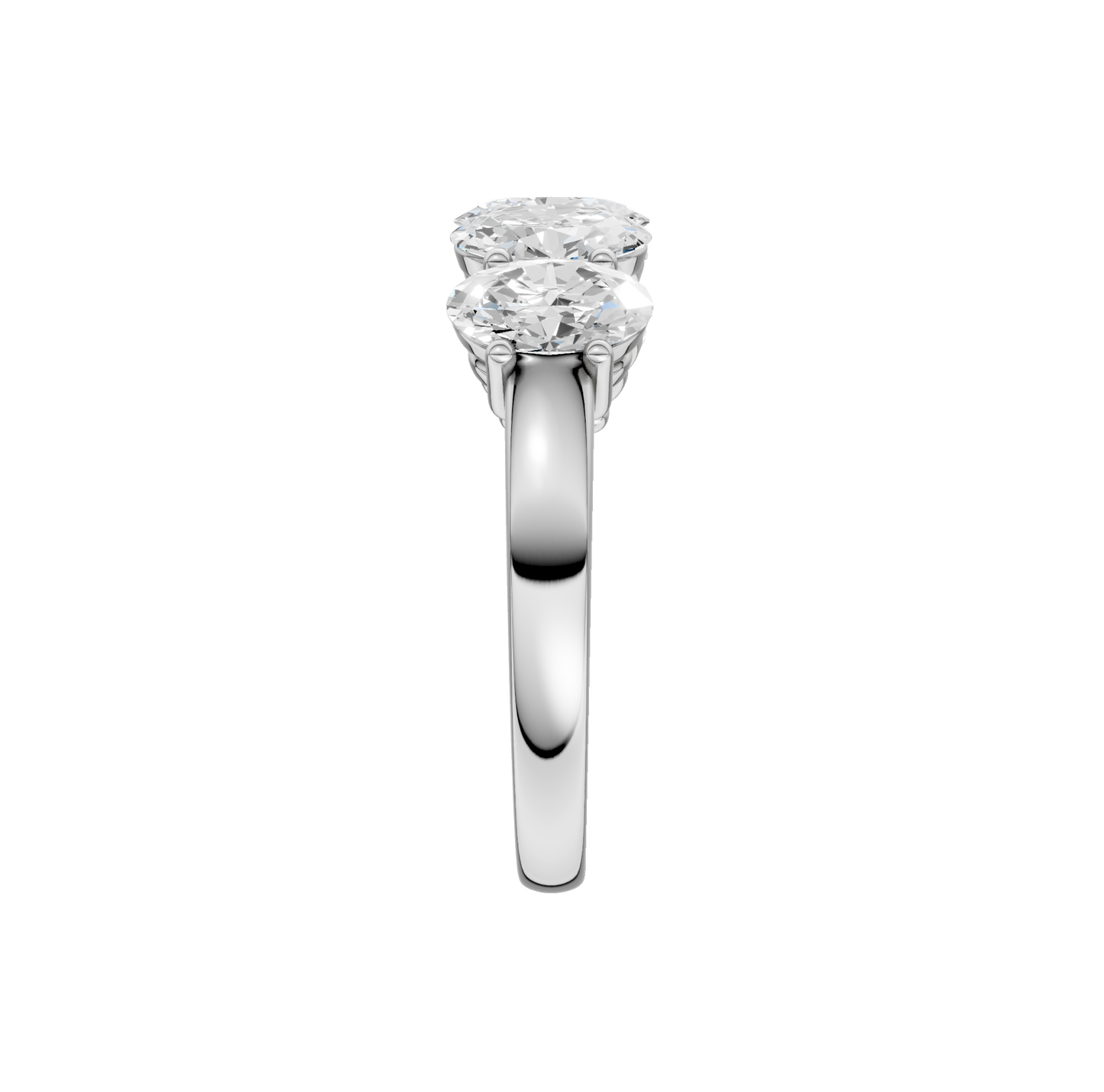 2.00ct Oval Certified Lab Diamond Ring