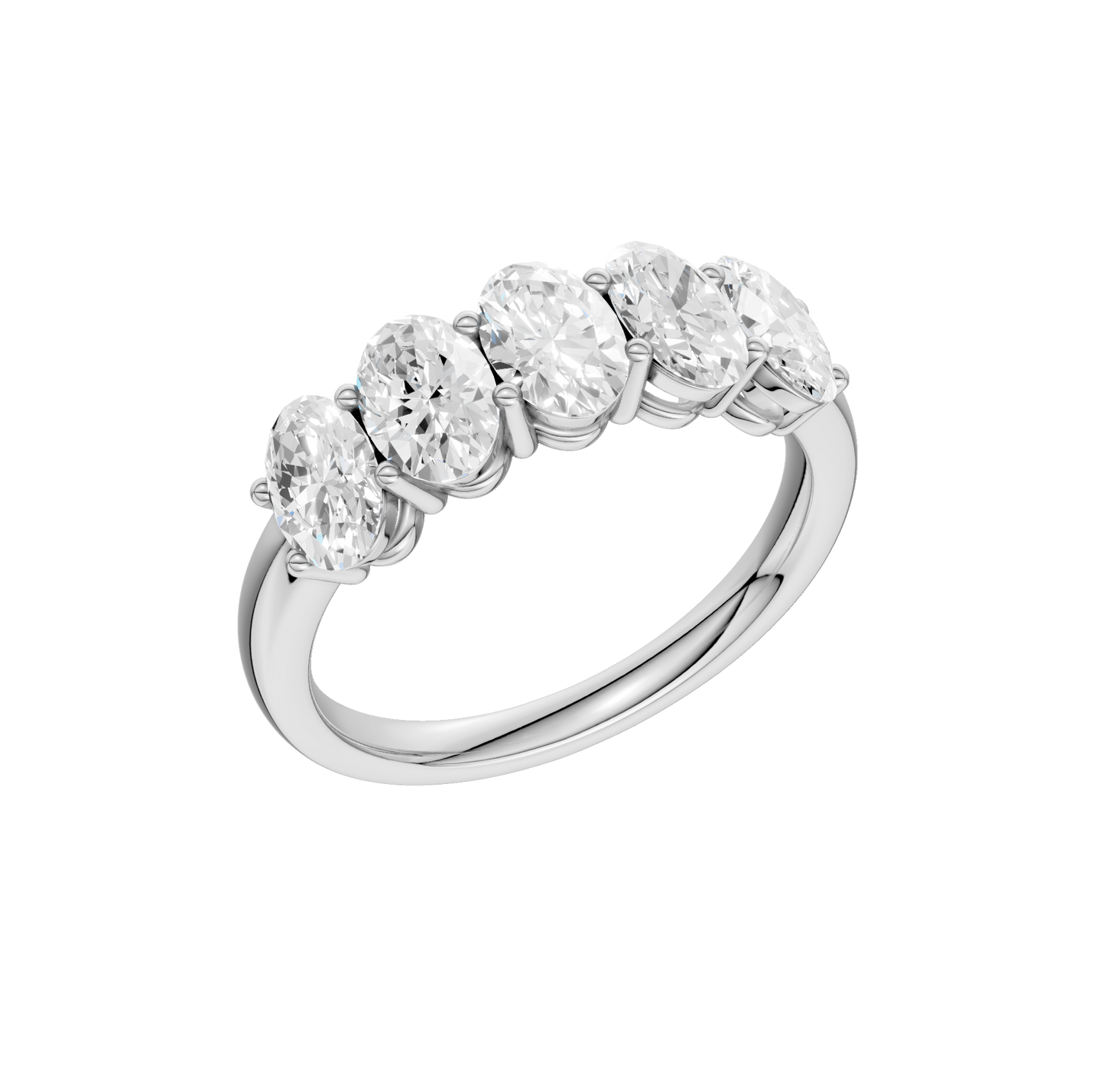 2.00ct Oval Certified Lab Diamond Ring