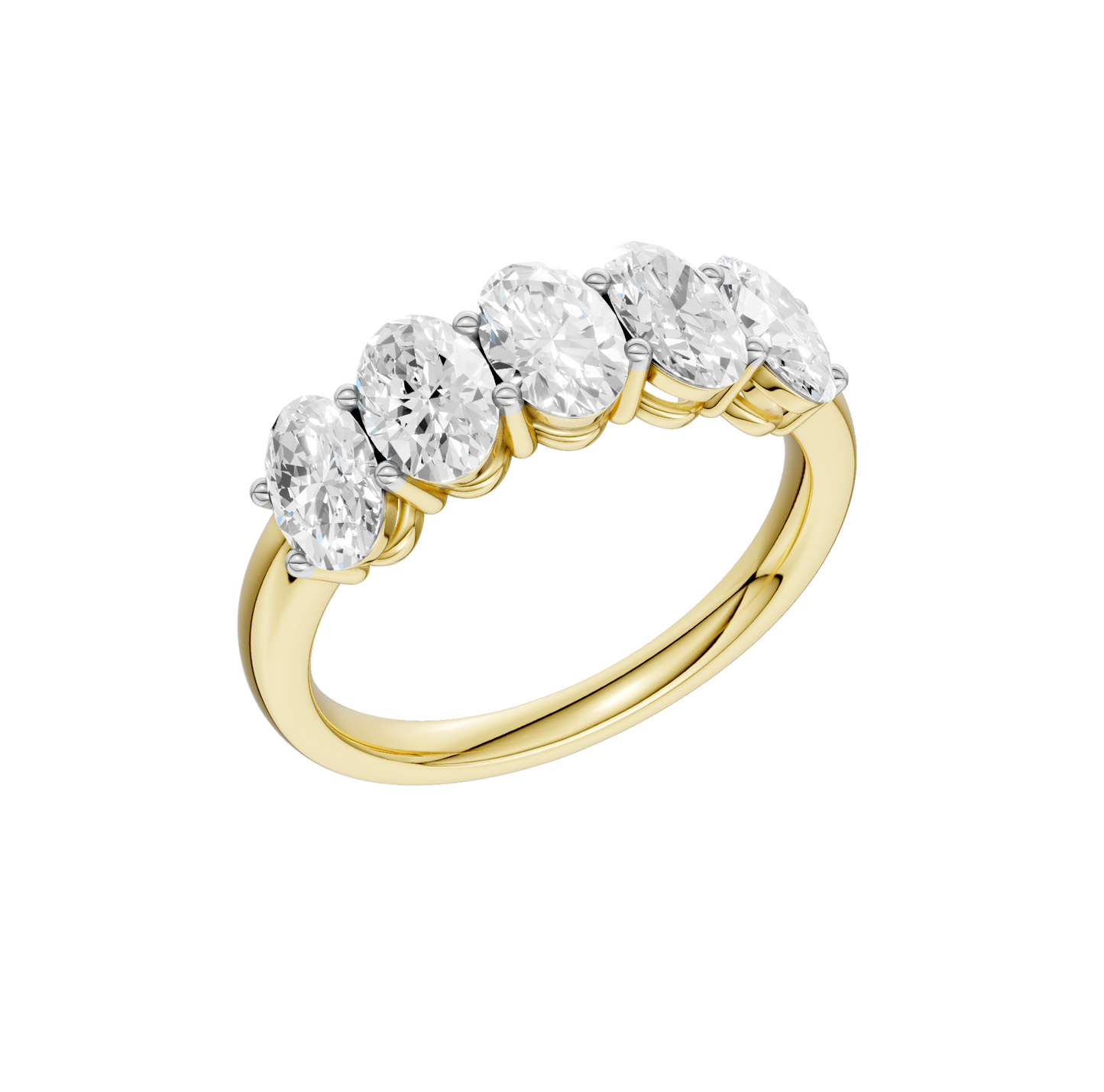 2.00ct Oval Certified Lab Diamond Ring