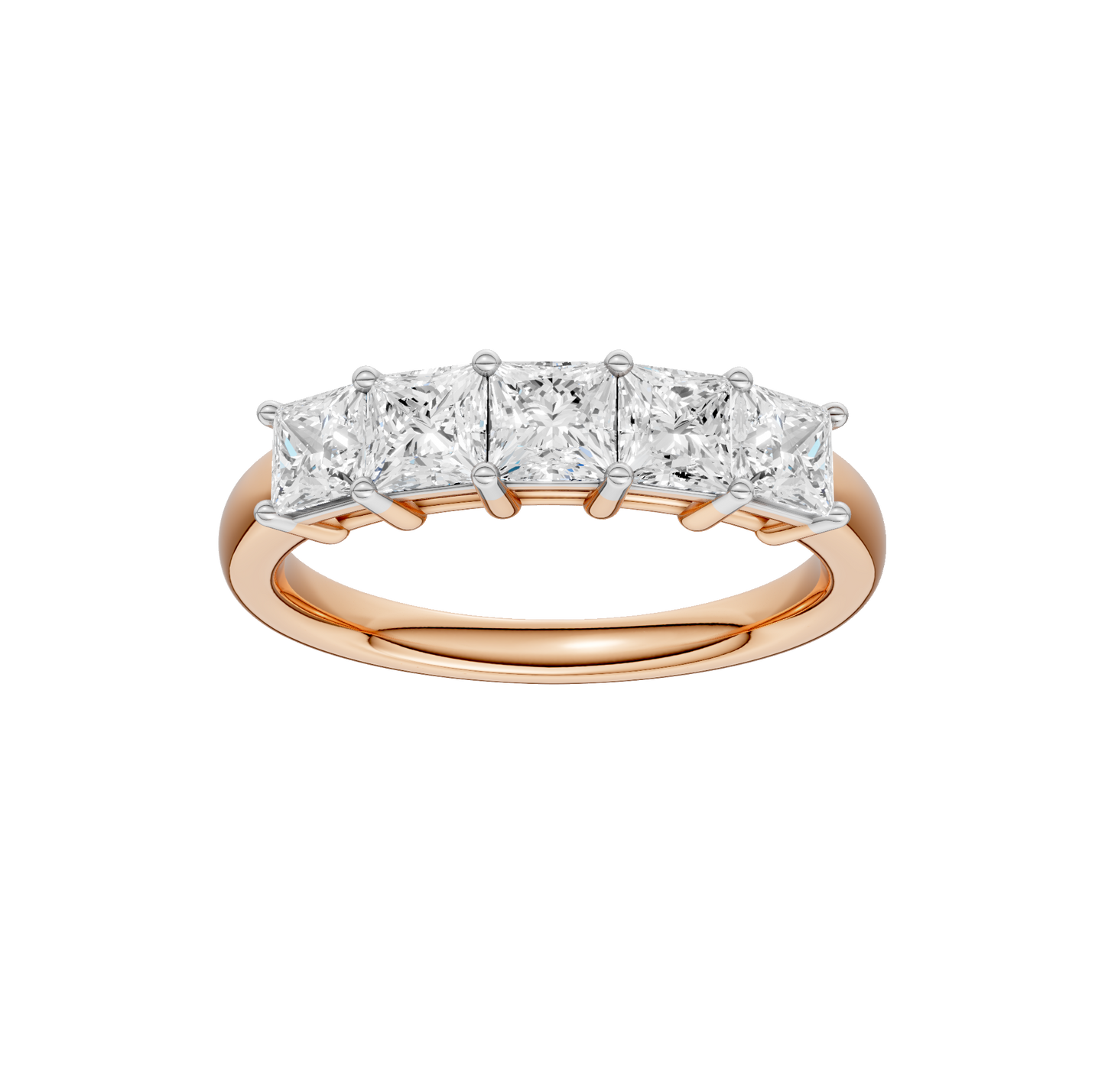 1.50ct Princess Certified Lab Diamond Ring