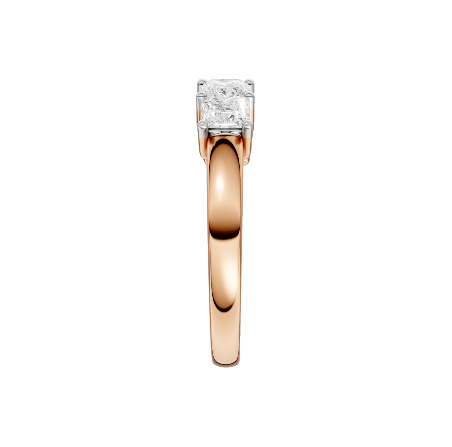 1.50ct Princess Certified Lab Diamond Ring