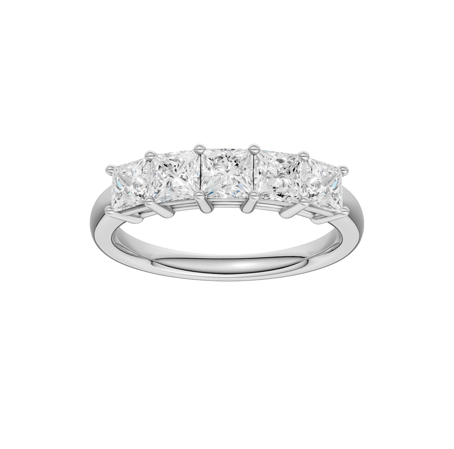 1.50ct Princess Certified Lab Diamond Ring