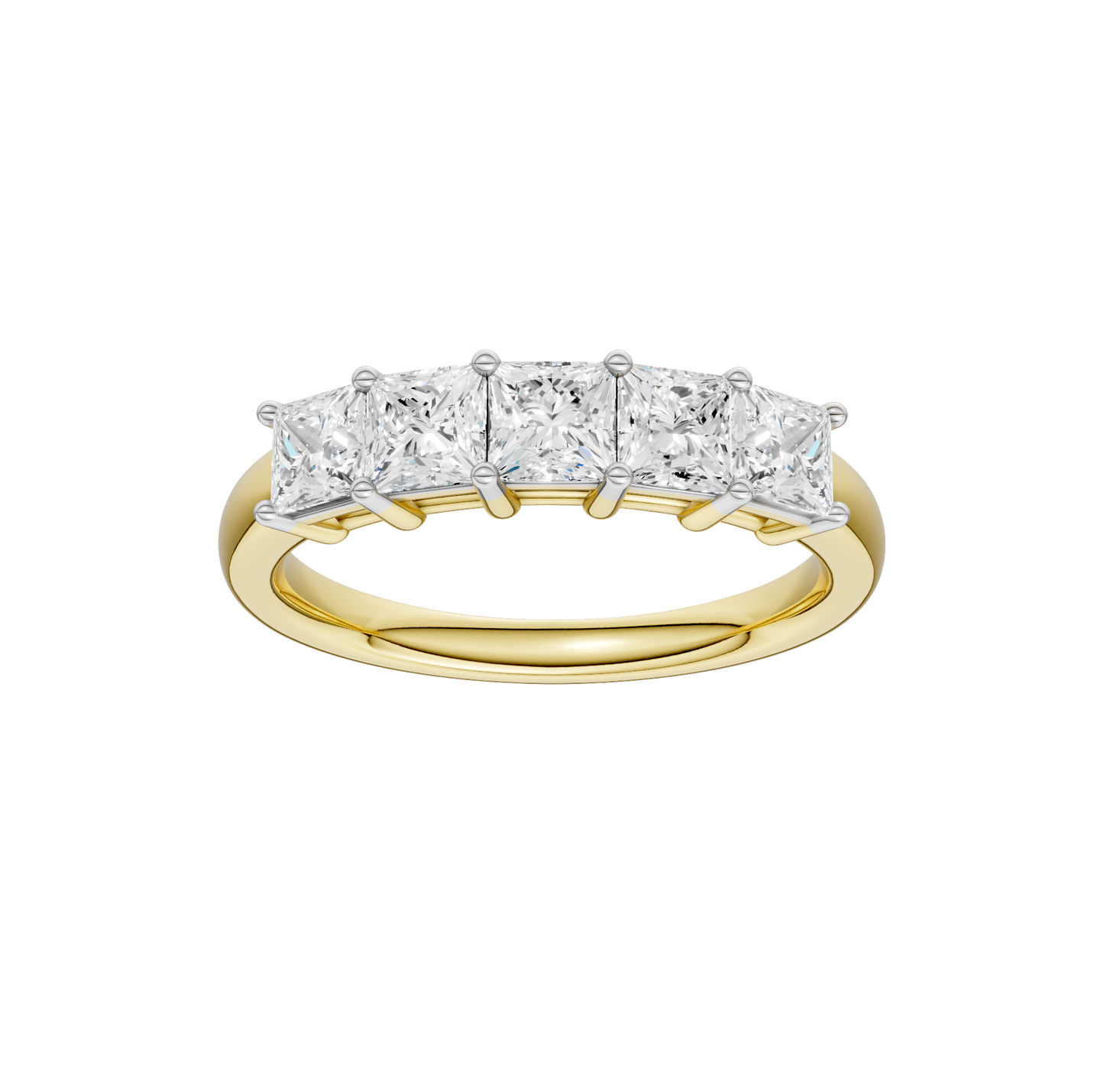 1.50ct Princess Certified Lab Diamond Ring