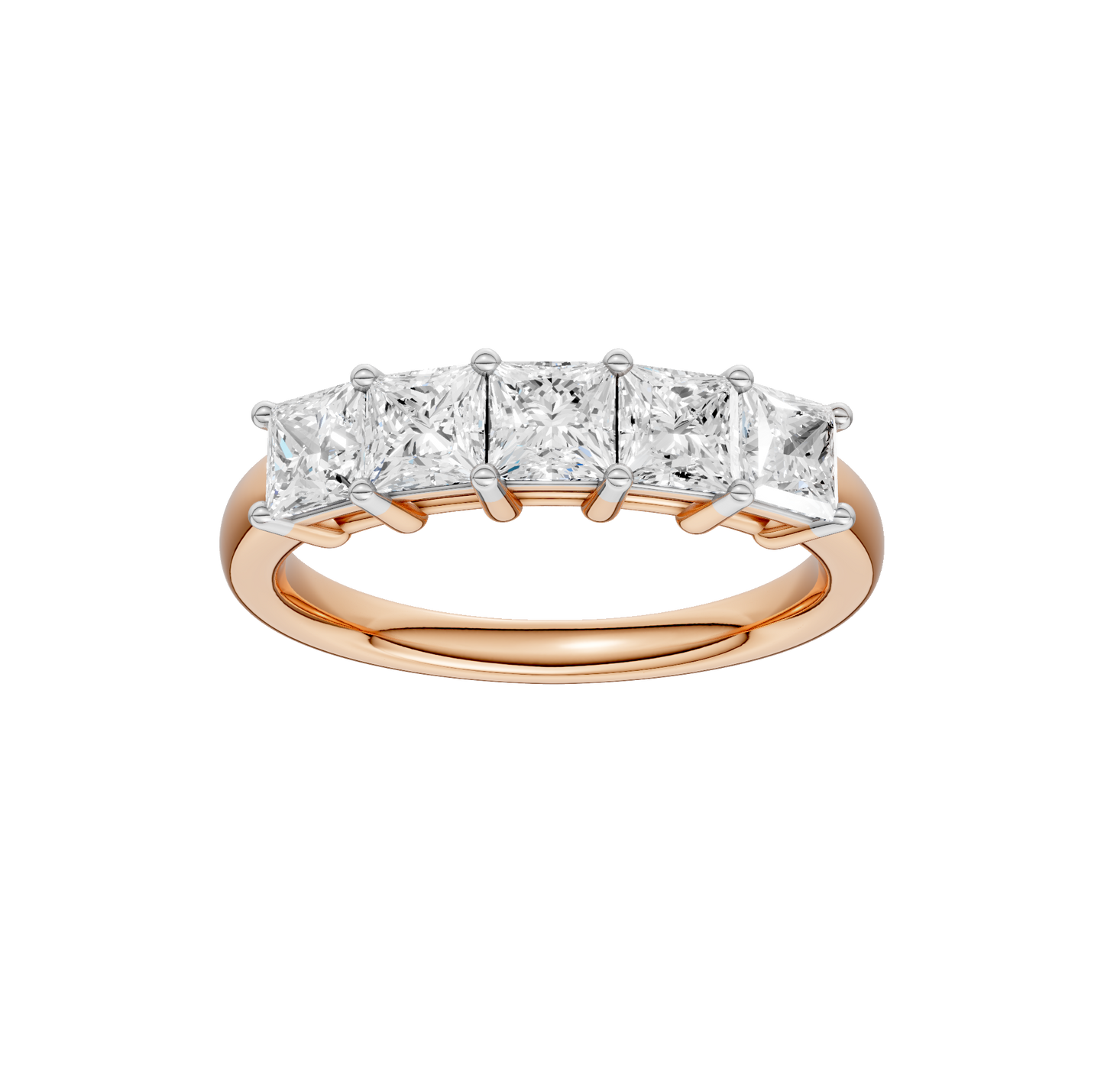 2.00ct Princess Certified Lab Diamond Ring