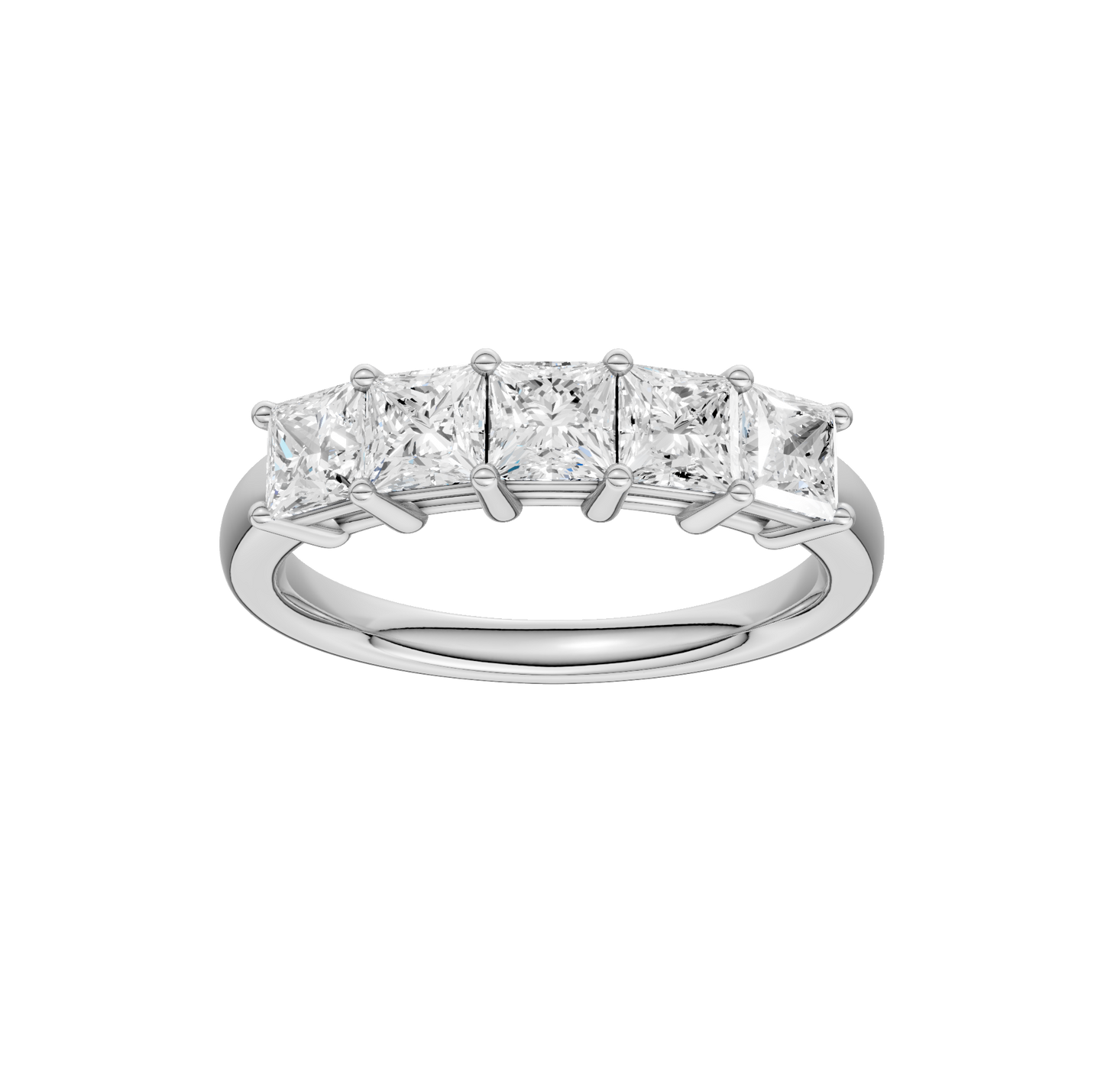 2.00ct Princess Certified Lab Diamond Ring